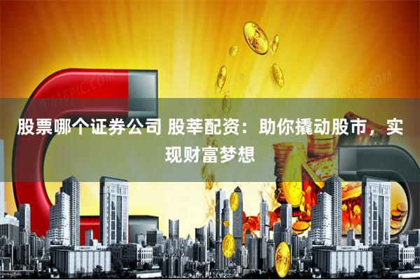 股票哪个证券公司 股莘配资:助你撬动股市,实现财富梦想